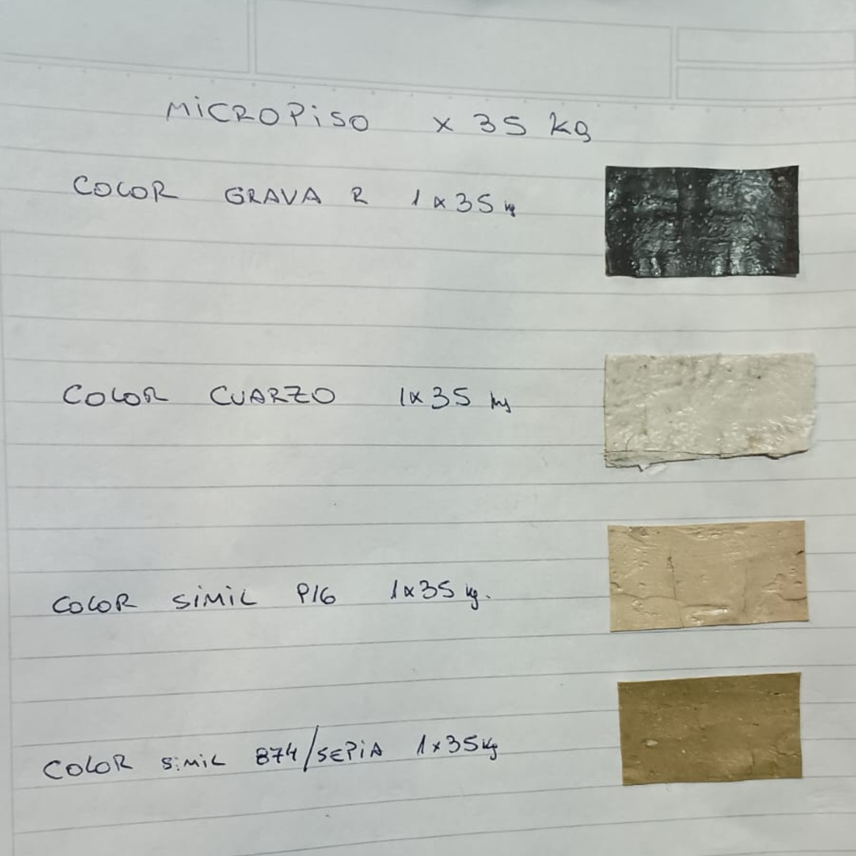 Micropiso Cementicio Anclafloor Bicomponente Colores - Imagen 2